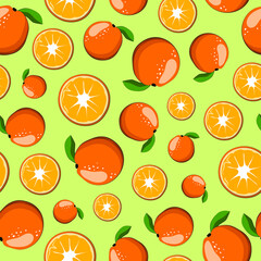 Exotic fruit seamless pattern in hand-drawn style