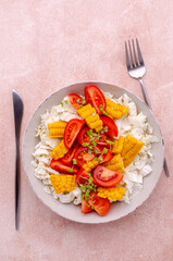 Salad of fresh vegetables