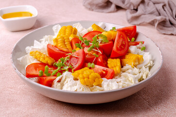 Salad of fresh vegetables