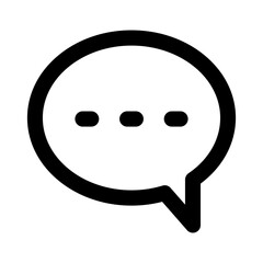 Fototapeta premium Chat bubble icon