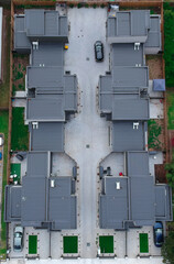 Brick Veneer town houses in Melbourne Victoria Australian Suburbia 