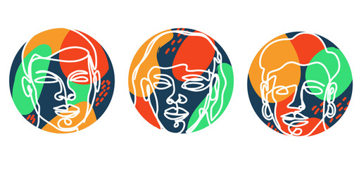 abstract, design, illustration, pattern, art, colorful, graffiti, flower, color, white, floral, graphic, red, love, decoration, yellow, blue, set, summer, shape, retro, vector, heart, symbol, face lin