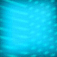 Pop art colorful comics book magazine cover. Dotted blue background. Cartoon funny retro pattern mock up. Vector halftone illustration. Sunburst, starburst shape.