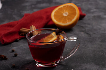 Cinnamon and orange berry tea