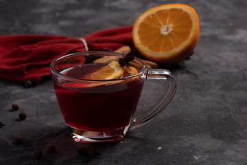 Cinnamon and orange berry tea