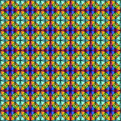 seamless pattern with shapes, square colorful