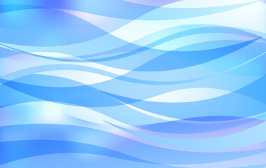 水の流れと滑らかなライン背景