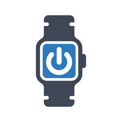 Smartwatch power switch icon