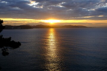 湘南の海　夜明け