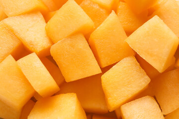 Sweet ripe melon as background