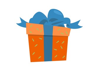 Giveaway prize. Simple flat illustration