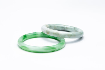 Fake jade bangle. No clipping path.