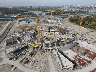 crane air photography