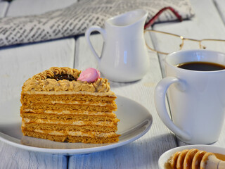 cup of coffee and cake