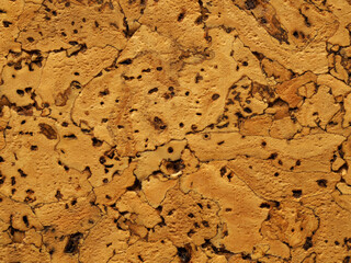 Big up the background and the surface texture of cork Board wood, a natural product of industrial