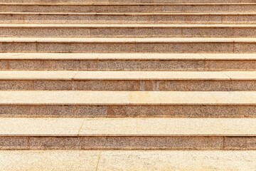 Exterior light brown sandstone stairs pattern and background