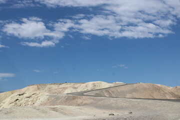 Fototapeta na wymiar landscape with sky, Death Valley