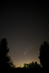 Naklejka premium The comet neowise