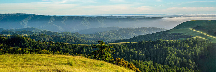 panorama of the mountains
