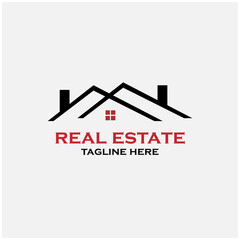 illustration real estate logo vector. design business real estate