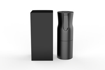 Portable Pocket Sprayer Fine Pressure Alcohol Pump Spray Nano Mist Sprayer with bottle. 3d illustration