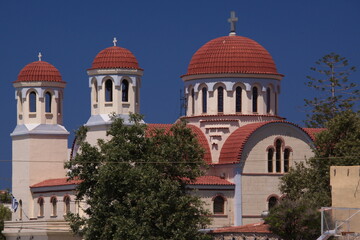 Fototapeta na wymiar Church in Rethymno on Crete in Greece, Europe 