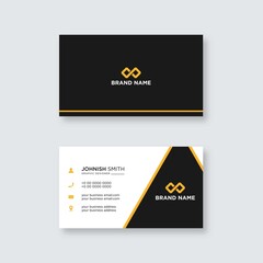 Modern professional business card design vector