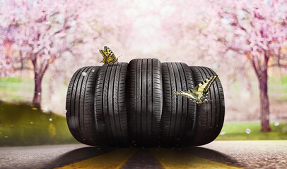 Swap summer tires for winter  tires - time for summer tires