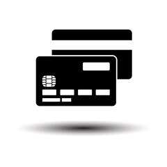 Front And Back Side Of Credit Card Icon