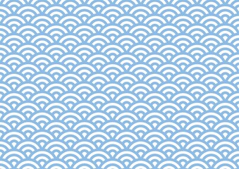 Fototapeta premium 青海波