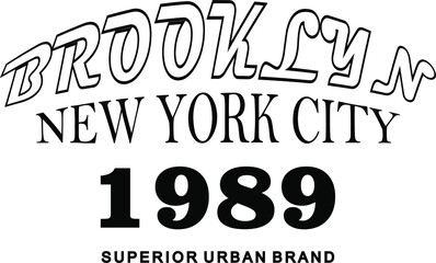 Brooklyn design typography for print 
