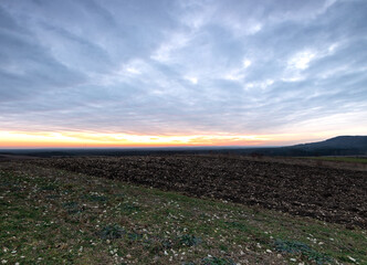 pejzaż, wschód, krajobraz