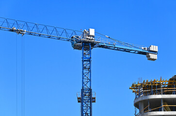 Construction tower crane