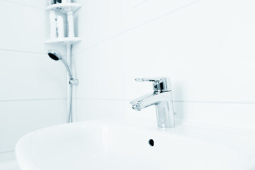 water tap, water mixer, faucet In bathroom