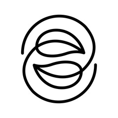 Leaf ecology nature vector icon on white background.  Saving the planet and ecology friendly concept. Vector illustration for graphic design, logo, Web, UI, mobile app