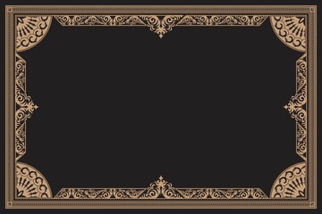 Vintage Frame With Ornament