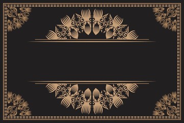 Vintage Frame With Ornament