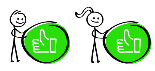 world compliment day Green stickman, compliments oke like hand thumb up, thumbs down Okay or super good. Vector okey hands Unlike or dislike Don't, Dont or yes, no finger. Cartoon stick figures man