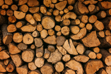 wooden logs