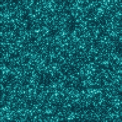 Shining and sparkling neon blue diamond stars square abstract background