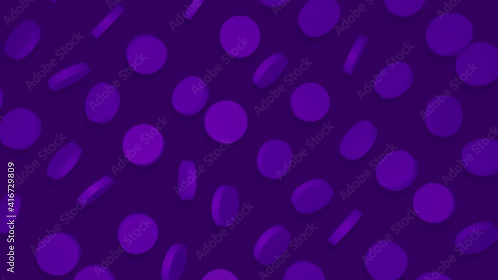 Poster abstract 3d rendering of modern geometric shapes with seamless looping animation, design for banner 