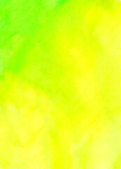 Blurred green and yellow abstract background. Handmade.