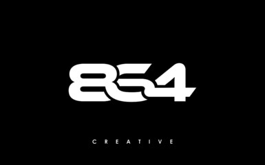 864 Letter Initial Logo Design Template Vector Illustration