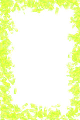 Blattwerk-Rahmen, abstrakt gemalter Hintergrund