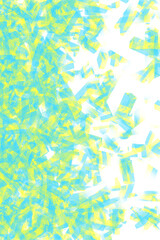 Blattwerk, abstrakt gemalter Hintergrund