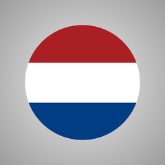Vector Of Netherlands Flag. Vector Illustration.