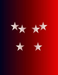 red star background