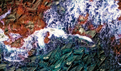 beautiful abstract figure where multiple shades of colors stand out that enhance the beauty of the image