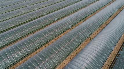 Vegetable greenhouses in rural areas, North China