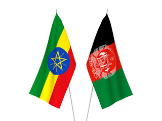 Ethiopia and Islamic Republic of Afghanistan flags